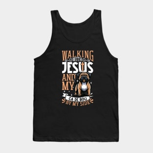 Jesus and dog - Ca de Bou Tank Top